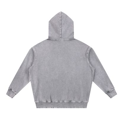 Sweatshirt,Street,Casual,Pure Cotton,Frayed,Pocket,Drop Shoulder,Hooded,Spring,Autumn
