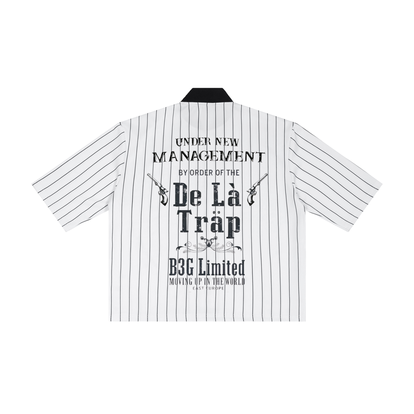 Unisex Striped Full-Zip Baseball Jersey