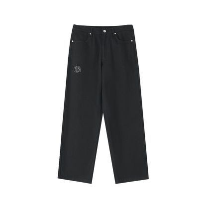 Heavyweight Cotton Straight-Leg Pants