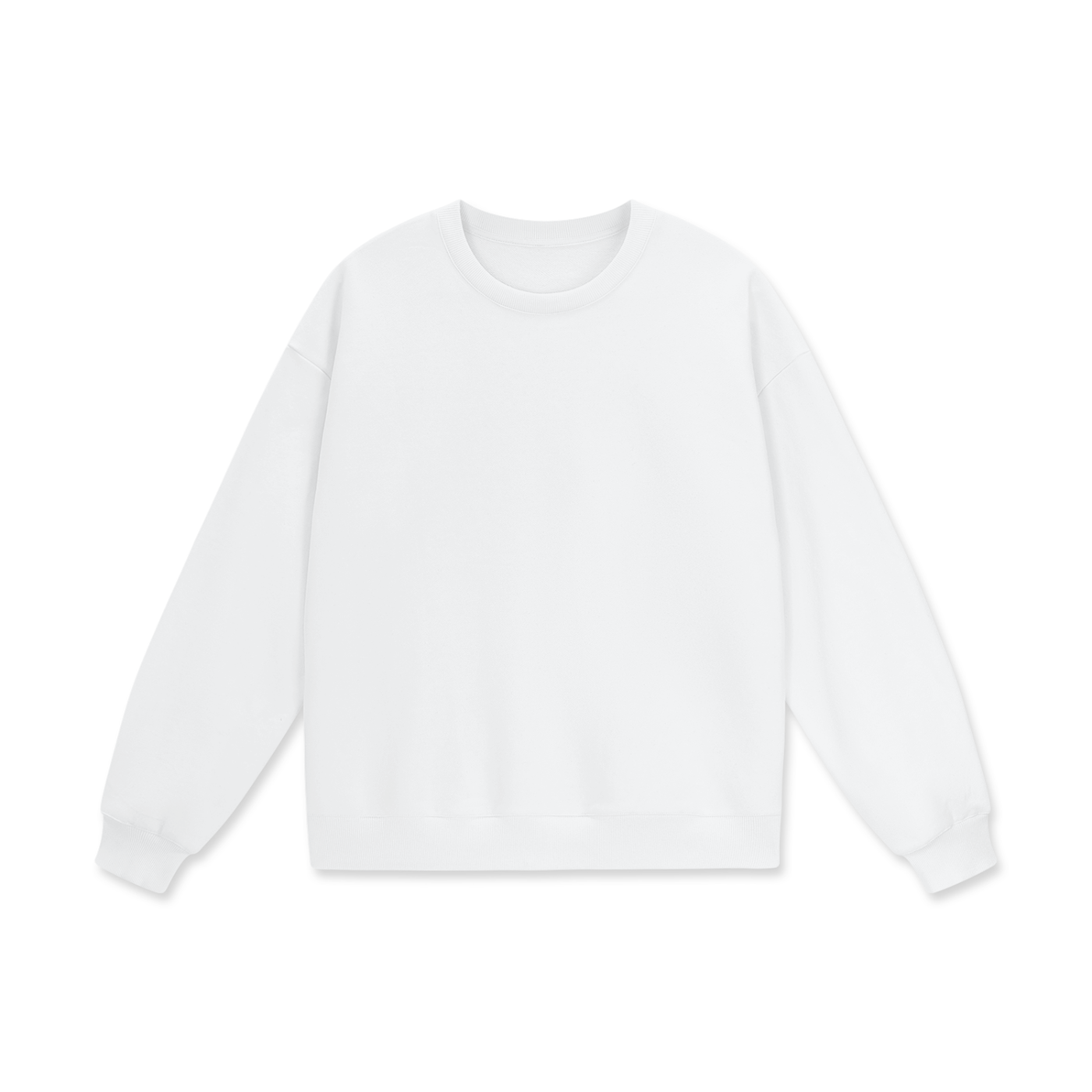 Sweatshirt,Daily Casual,Pure Cotton,Long Sleeve,Drop Shoulder,Round Neck,Winter,Autumn