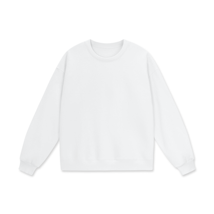 Sweatshirt,Daily Casual,Pure Cotton,Long Sleeve,Drop Shoulder,Round Neck,Winter,Autumn