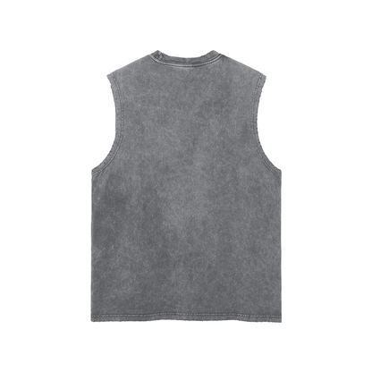 tank top,sleeveless,washed,street