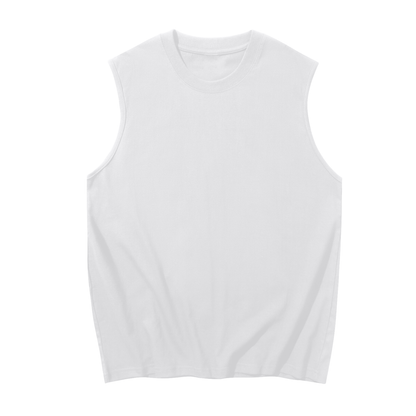 sleevless,tank top,street,cotton