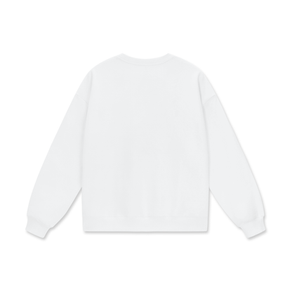 Sweatshirt,Daily Casual,Pure Cotton,Long Sleeve,Drop Shoulder,Round Neck,Winter,Autumn
