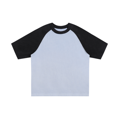 Color-Blocked Raglan Sleeve T-Shirt