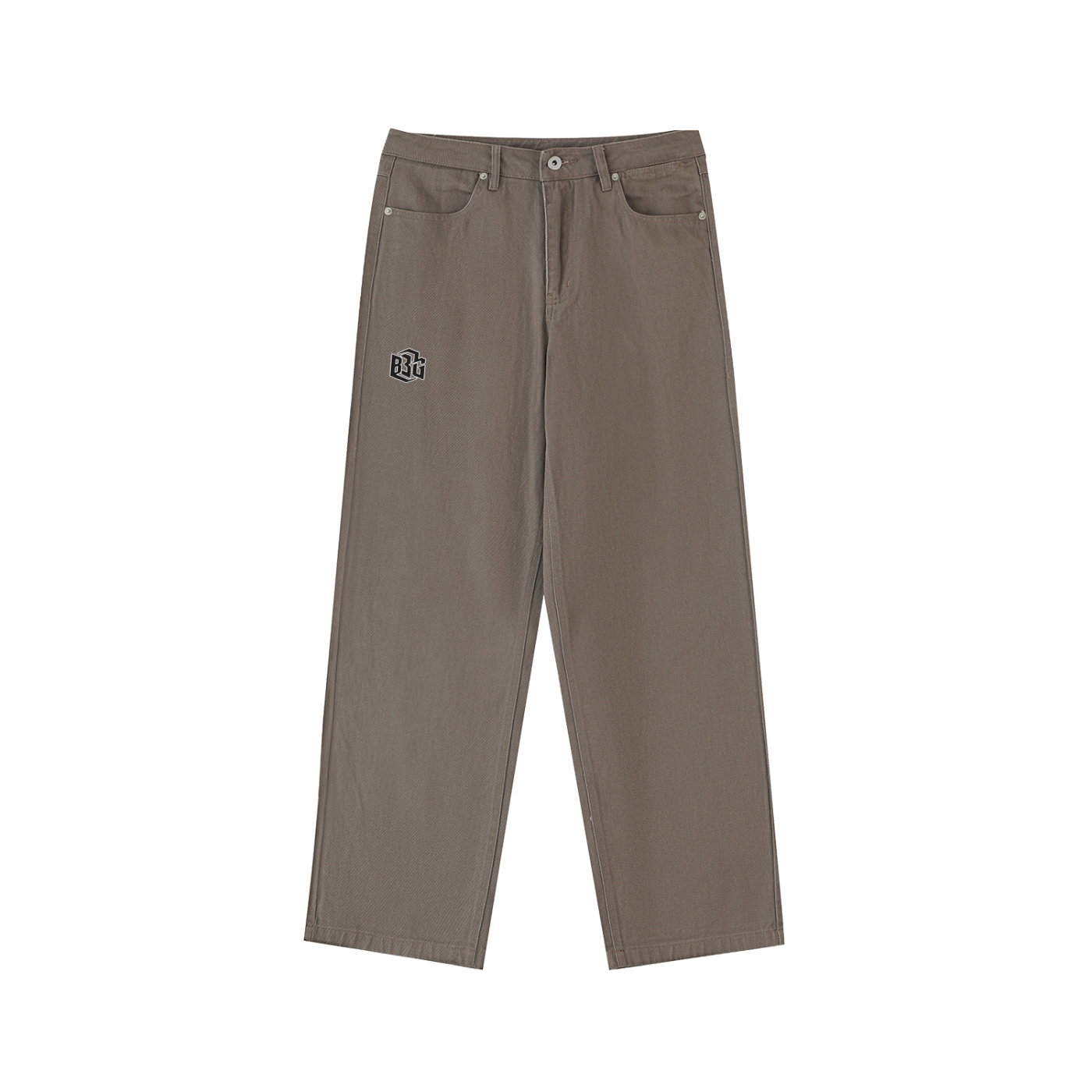 Heavyweight Cotton Straight-Leg Pants