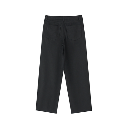 Heavyweight Cotton Straight-Leg Pants