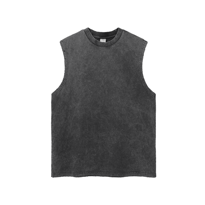 tank top,sleeveless,washed,street