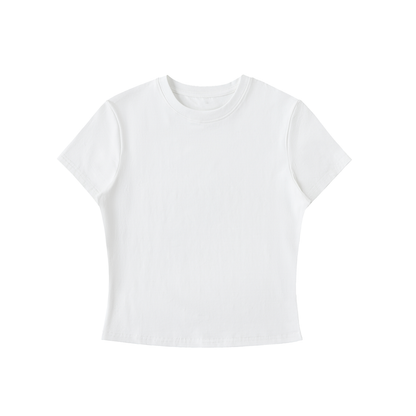 Essential Bodycon Crewneck T-Shirt