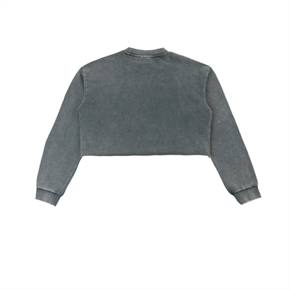 Sweatshirt,Casual,Pure Cotton,Snow Wash,Long Sleeve,Drop Shoulder,Spring,Autumn