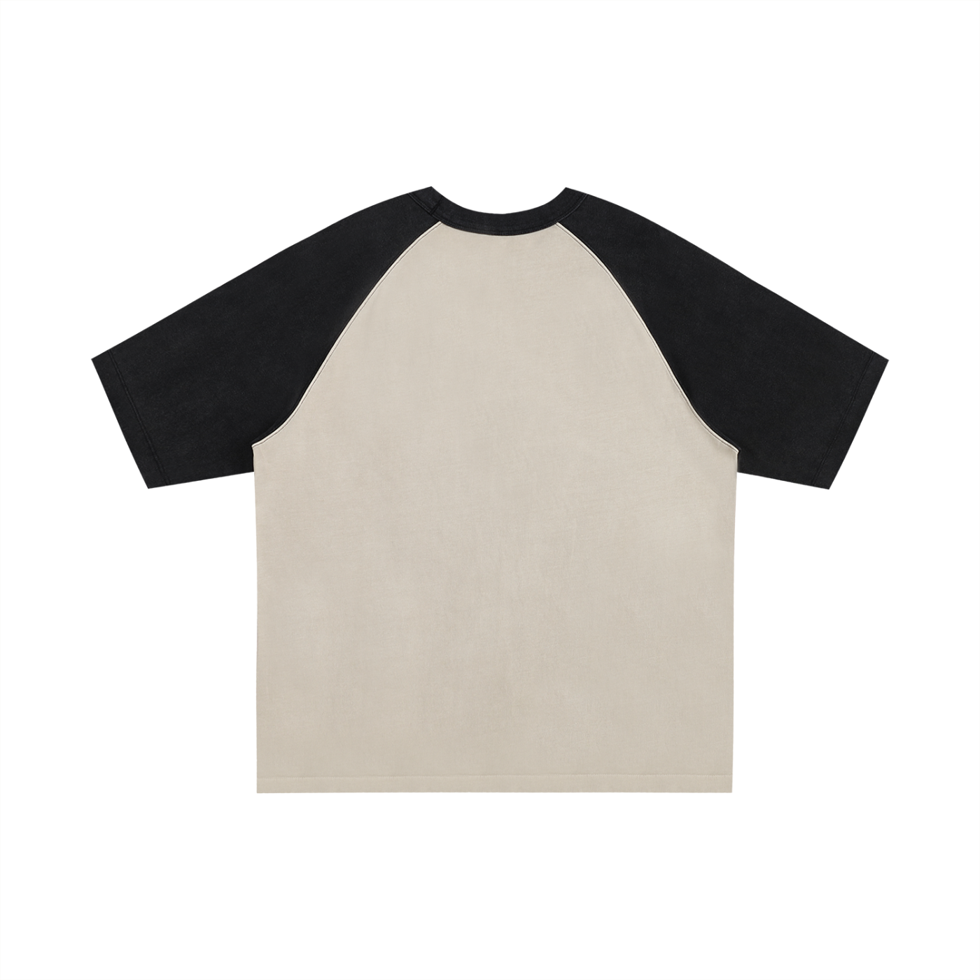 Color-Blocked Raglan Sleeve T-Shirt
