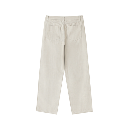 Heavyweight Cotton Straight-Leg Pants