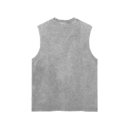 tank top,sleeveless,washed,street