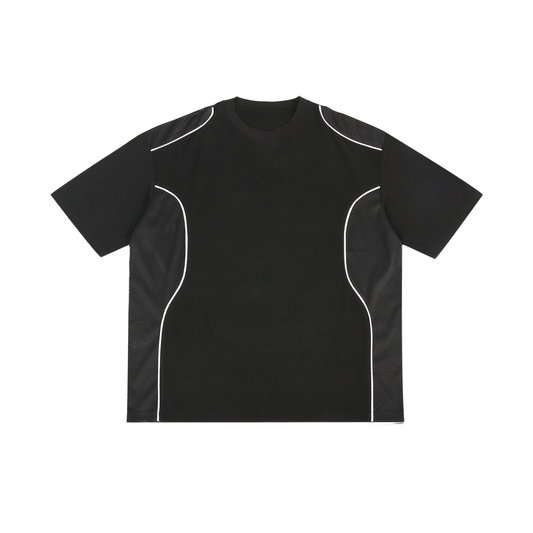 Contrast Piped Panel T-Shirt