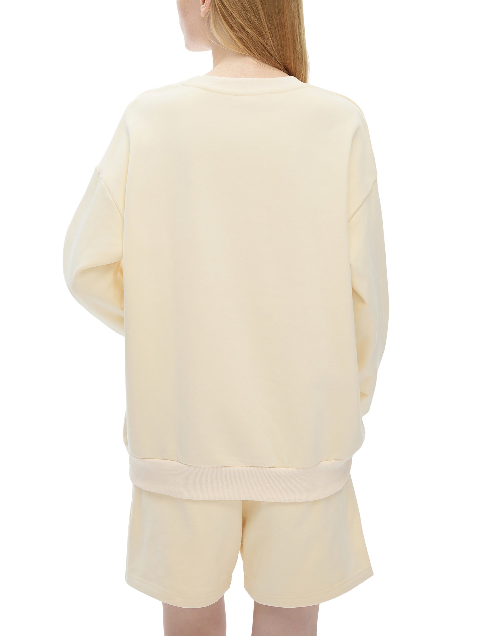 Sweatshirt,Daily Casual,Pure Cotton,Long Sleeve,Drop Shoulder,Round Neck,Winter,Autumn