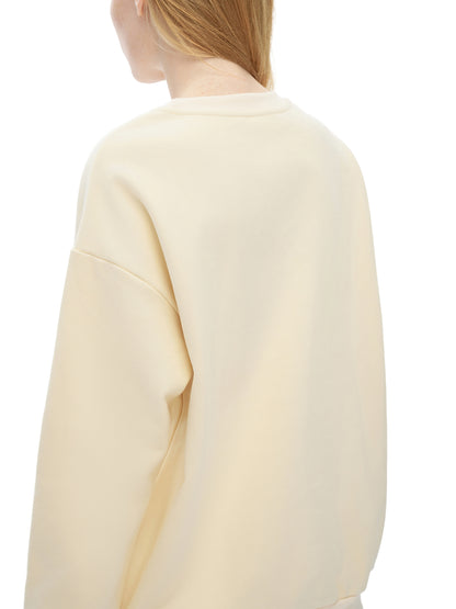 Sweatshirt,Daily Casual,Pure Cotton,Long Sleeve,Drop Shoulder,Round Neck,Winter,Autumn