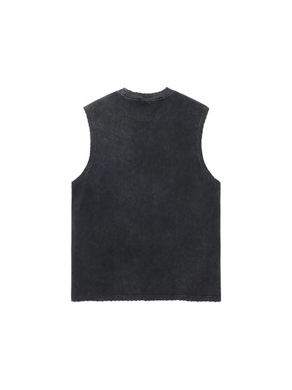 tank top,sleeveless,washed,street