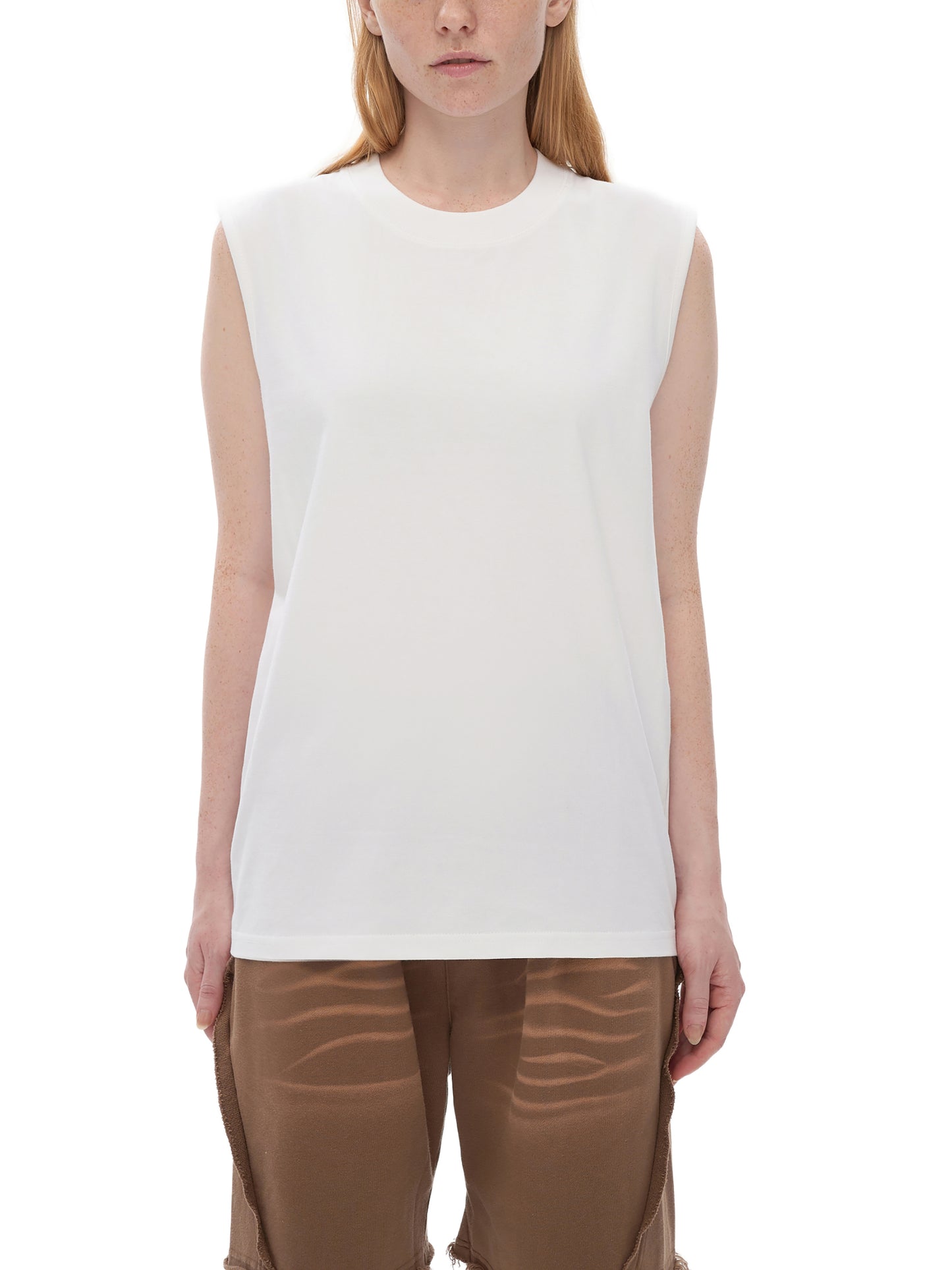 sleevless,tank top,street,cotton