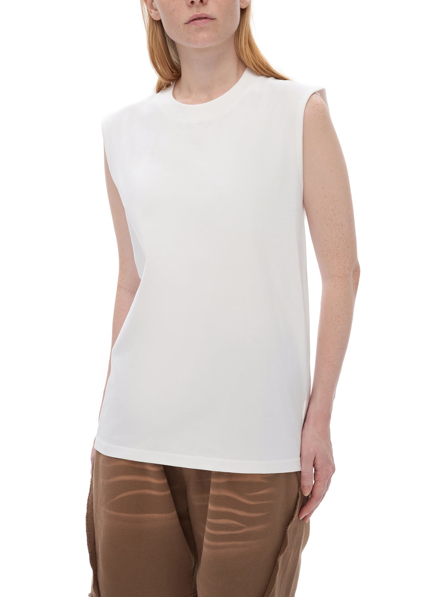 sleevless,tank top,street,cotton