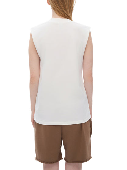 sleevless,tank top,street,cotton