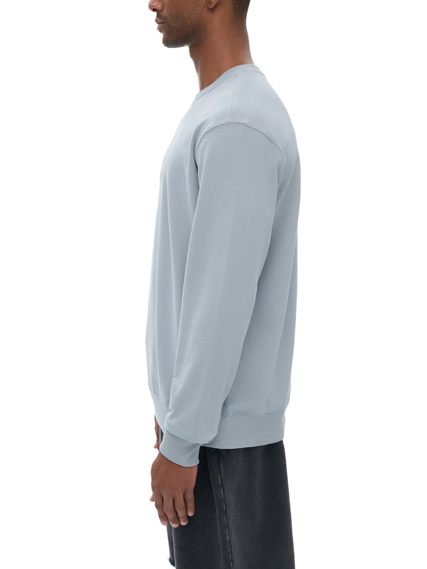 Sweatshirt,Casual,Street,Pure Cotton,Long Sleeve,Drop Shoulder,Round Neck,Autumn,Winter