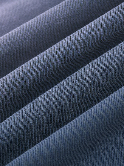 Sweatshirt,Street,Casual,Pure Cotton,Washed,Drop Shoulder,Spring,Autumn,Winter