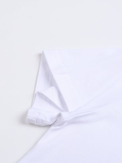 Fitted Crop Cotton T-Shirt