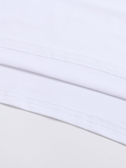 Fitted Crop Cotton T-Shirt