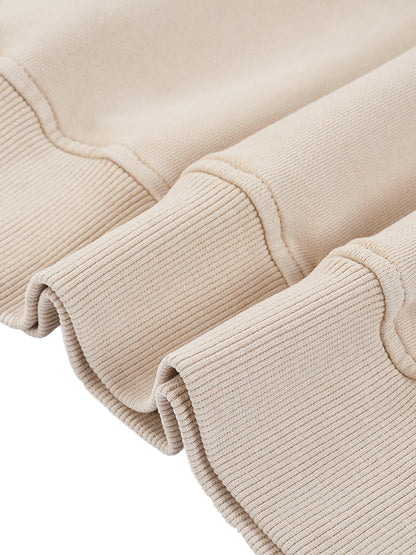 Casual,Street,Cotton ,Washed,Long Sleeve ,Sweatshirt ,Drop Shoulder ,Spring ,Autumn ,Winter 