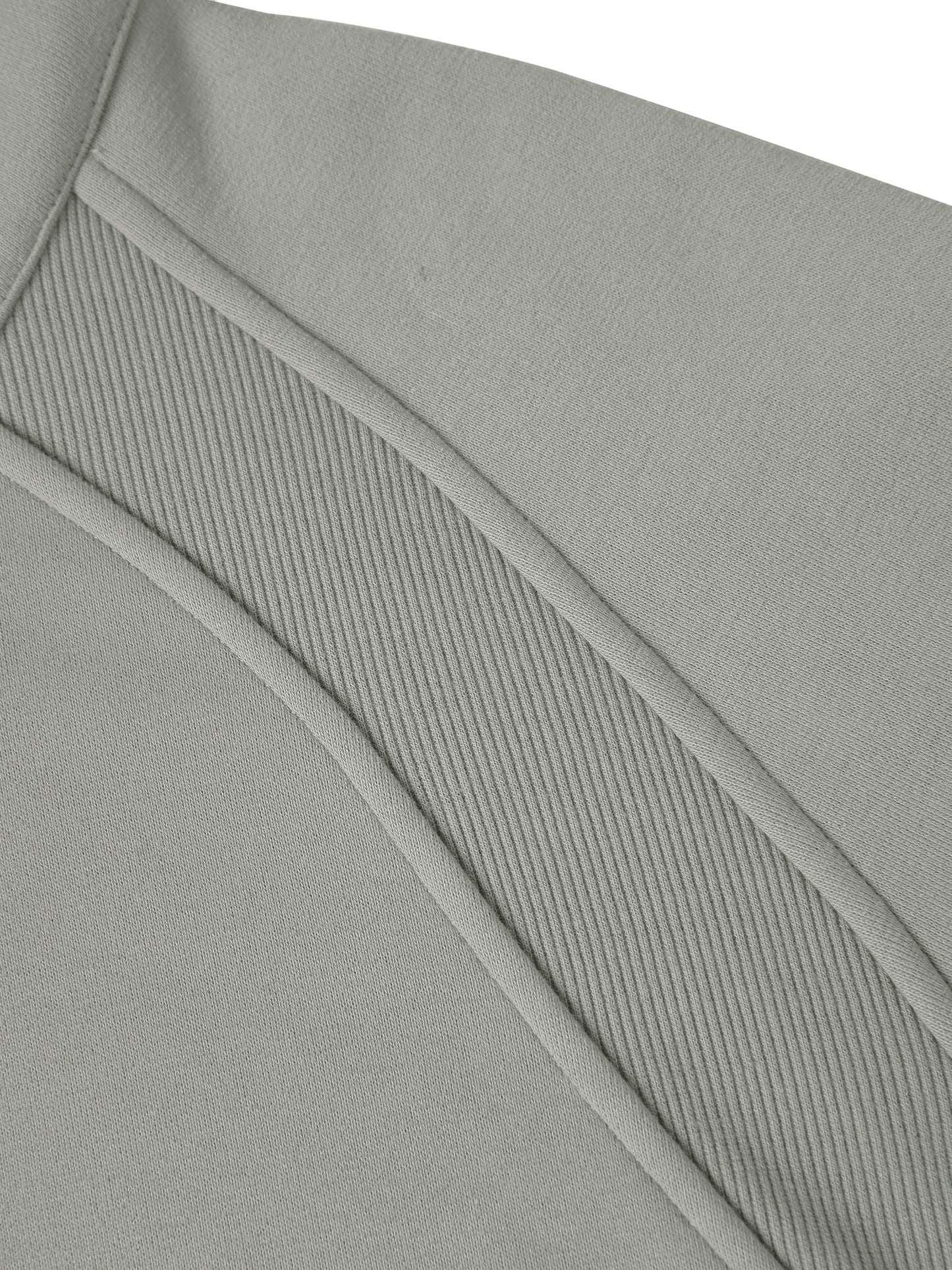 Cropped Zip-Through Hoodie