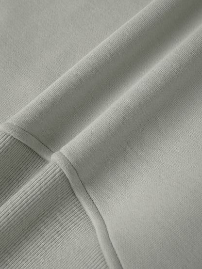 Cropped Zip-Through Hoodie