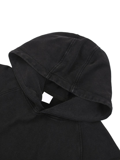 Snow Washed Sleeveless Hoodie