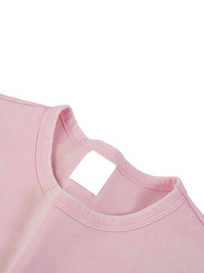 Snow Washed Crop Top