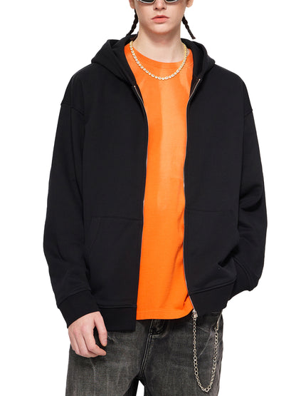 Man,Hoodie,Zip,Modern,Street