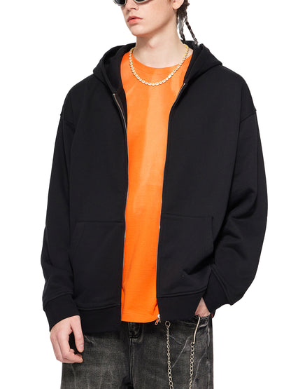 Man,Hoodie,Zip,Modern,Street
