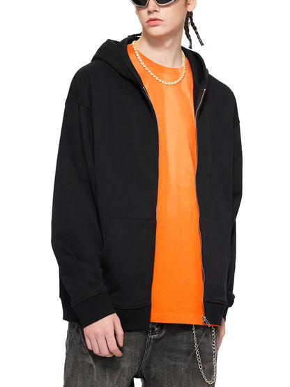 Man,Hoodie,Zip,Modern,Street