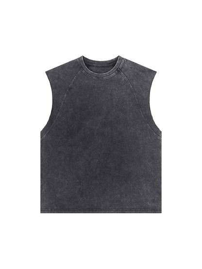 street,tank top,sleevelles,washed