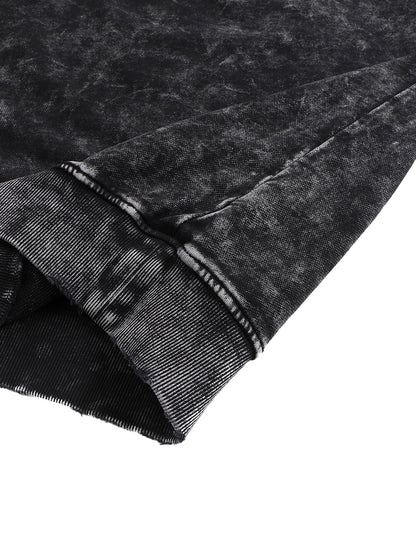 Snow Washed Hand-Frayed Sweatshirt