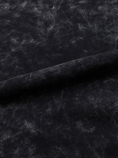 Snow Washed Hand-Frayed Sweatshirt