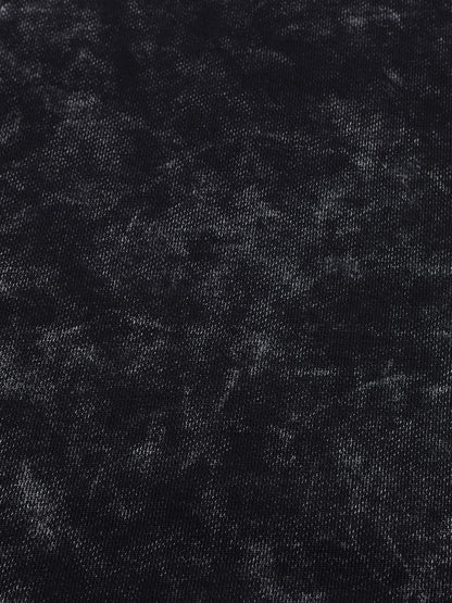 Snow Washed Hand-Frayed Sweatshirt