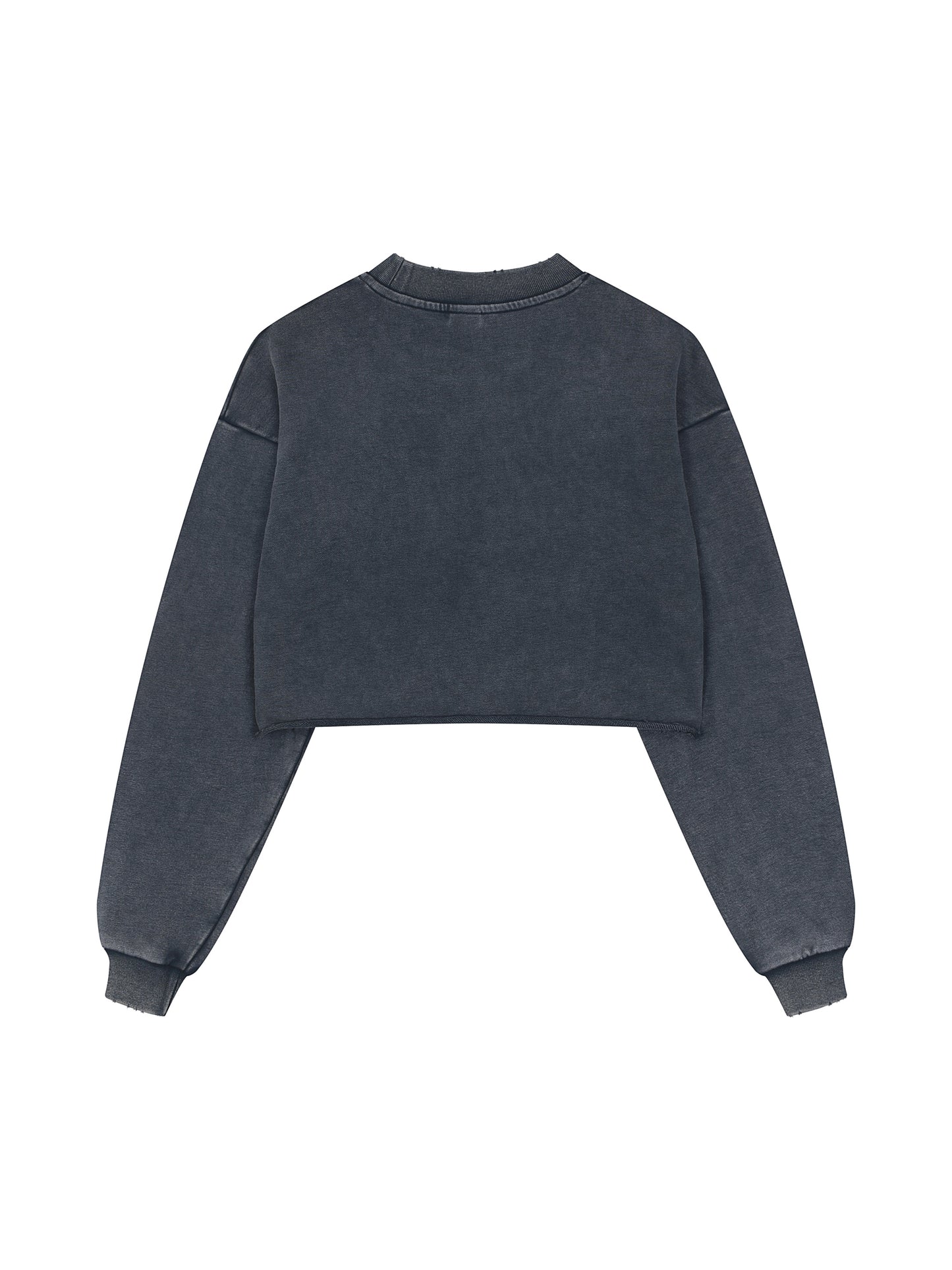 Sweatshirt,Casual,Pure Cotton,Snow Wash,Long Sleeve,Drop Shoulder,Spring,Autumn