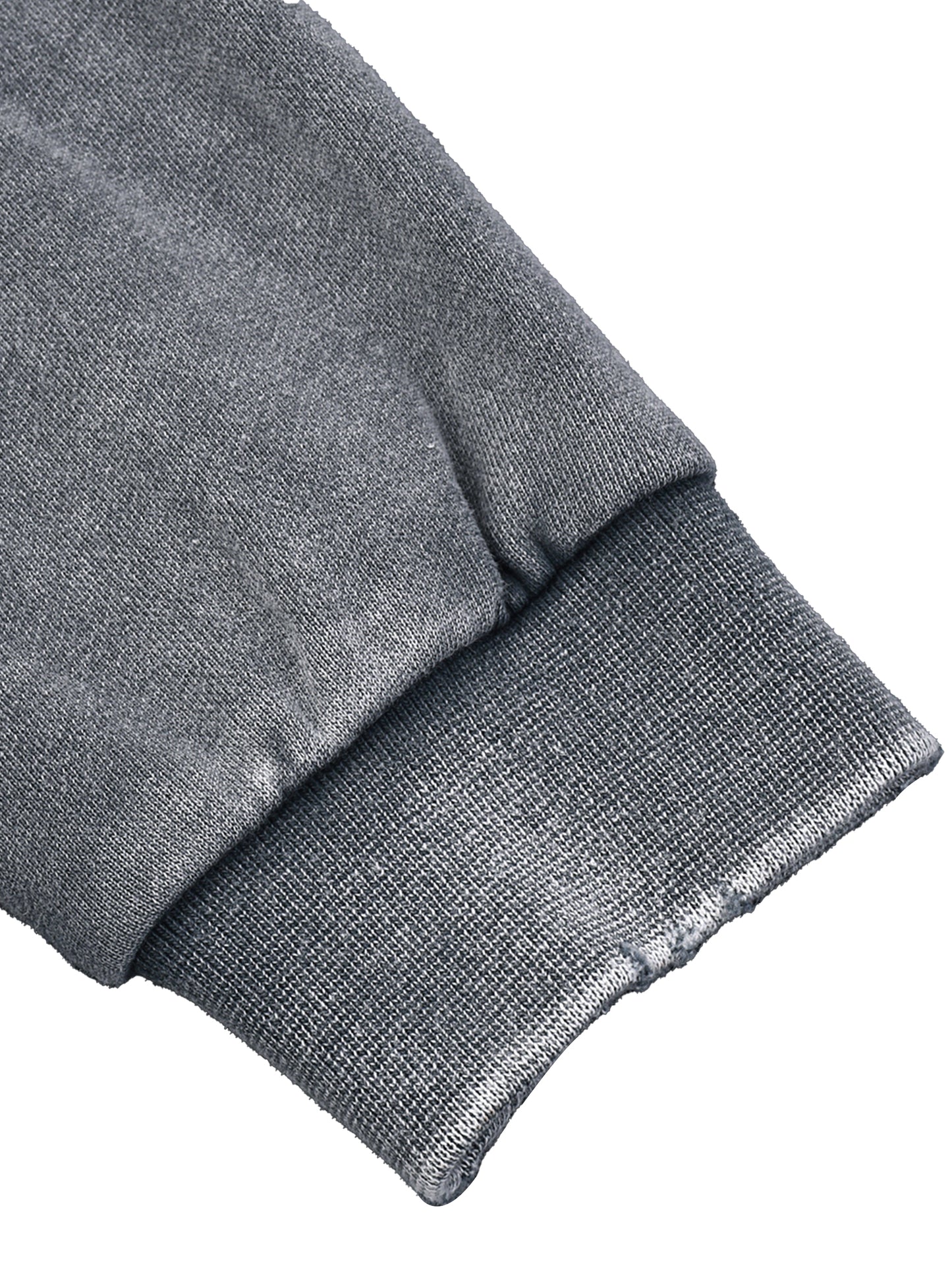 Sweatshirt,Casual,Pure Cotton,Snow Wash,Long Sleeve,Drop Shoulder,Spring,Autumn