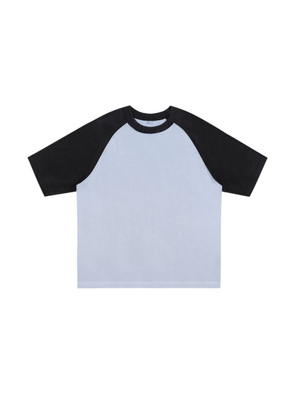 Color-Blocked Raglan Sleeve T-Shirt