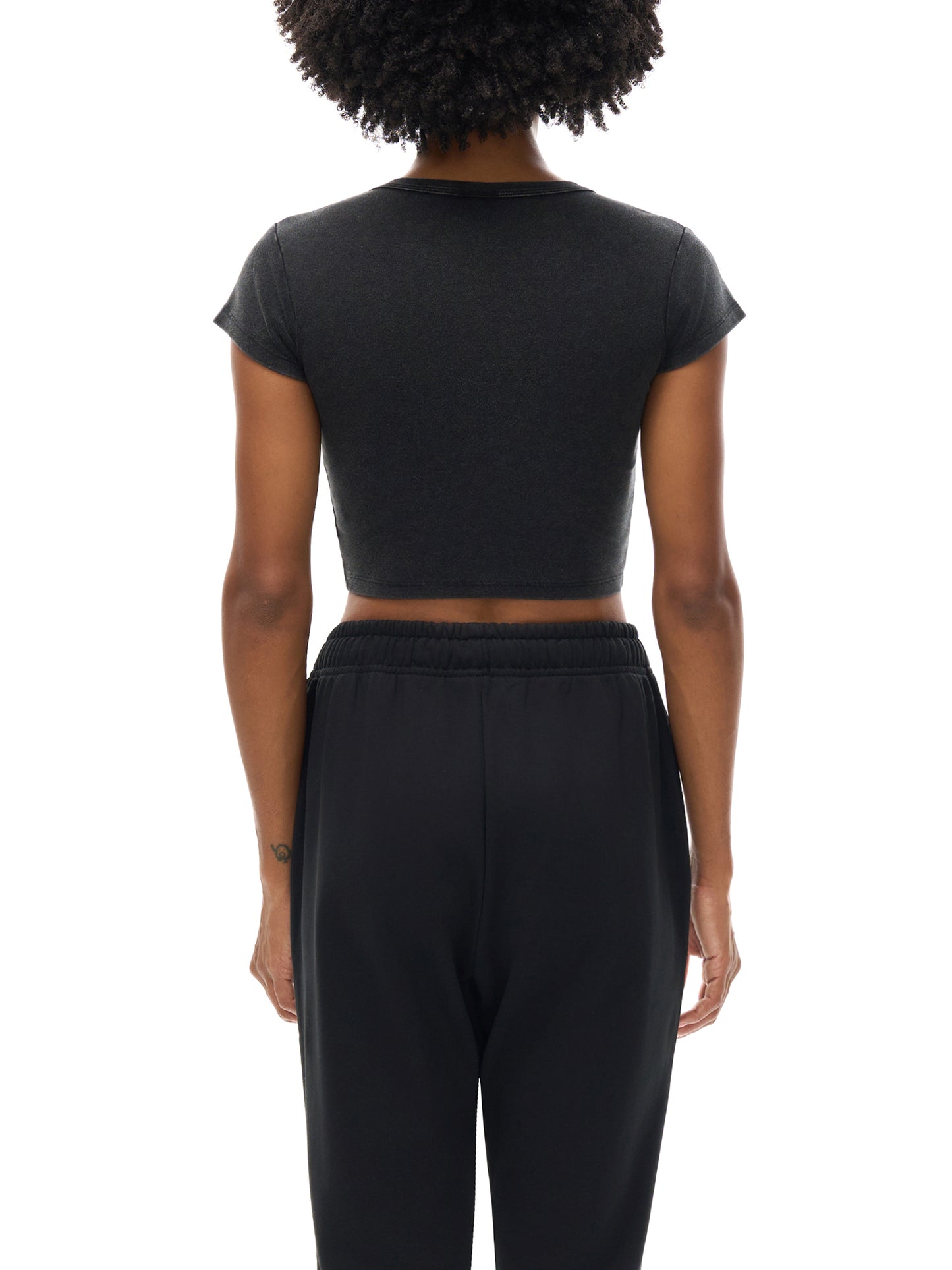 Snow Washed Crop Top