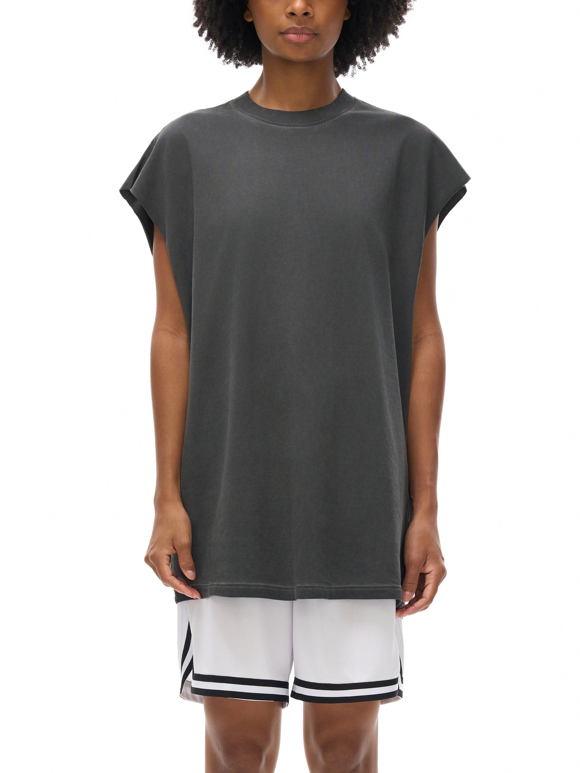 sleevless,tank top,street,washed