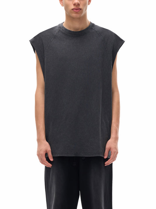 street,tank top,sleevelles,washed