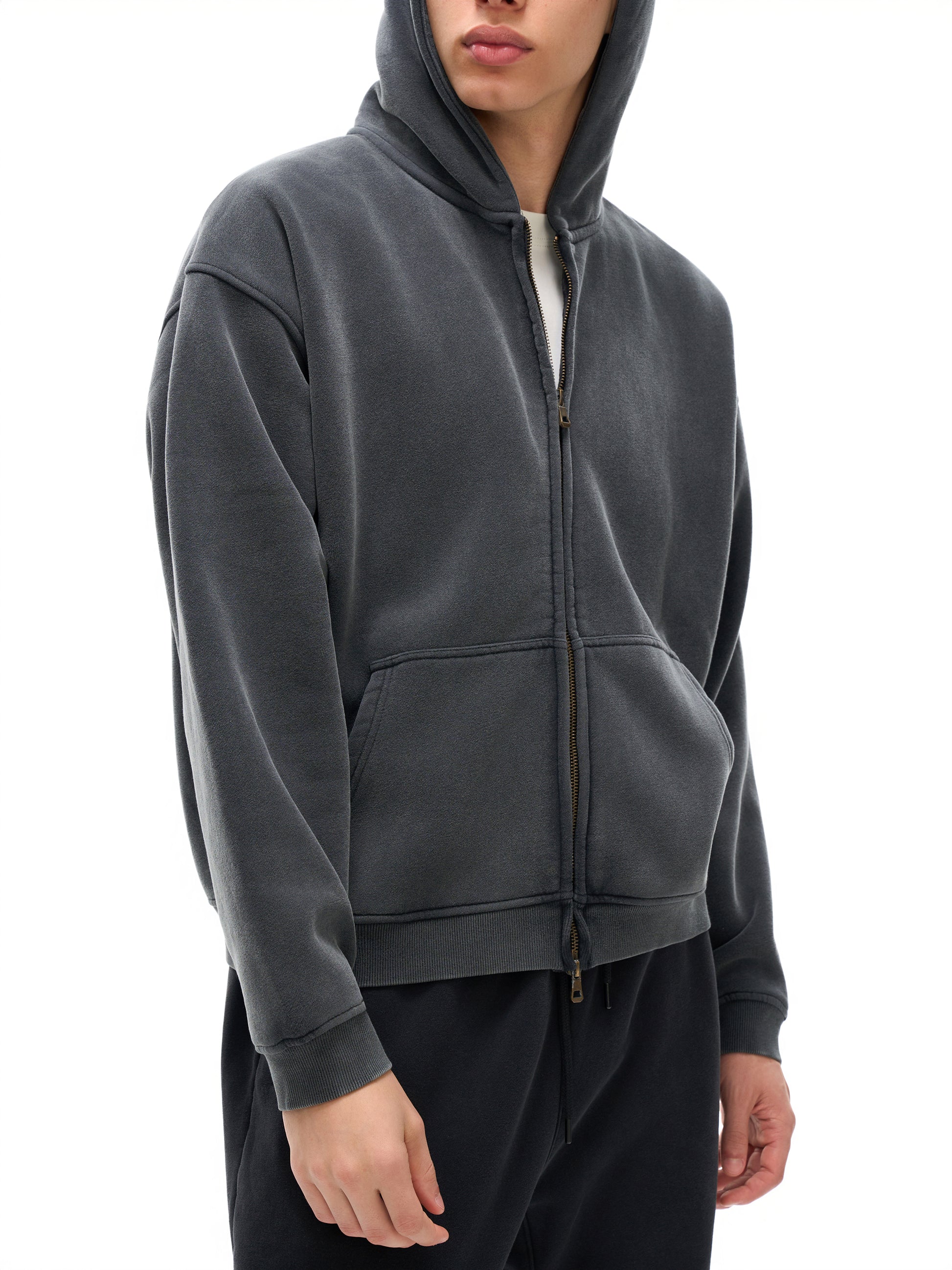 Hoodie,Zip,Man,Modern