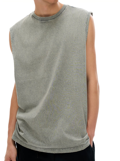 tank top,sleeveless,washed,street