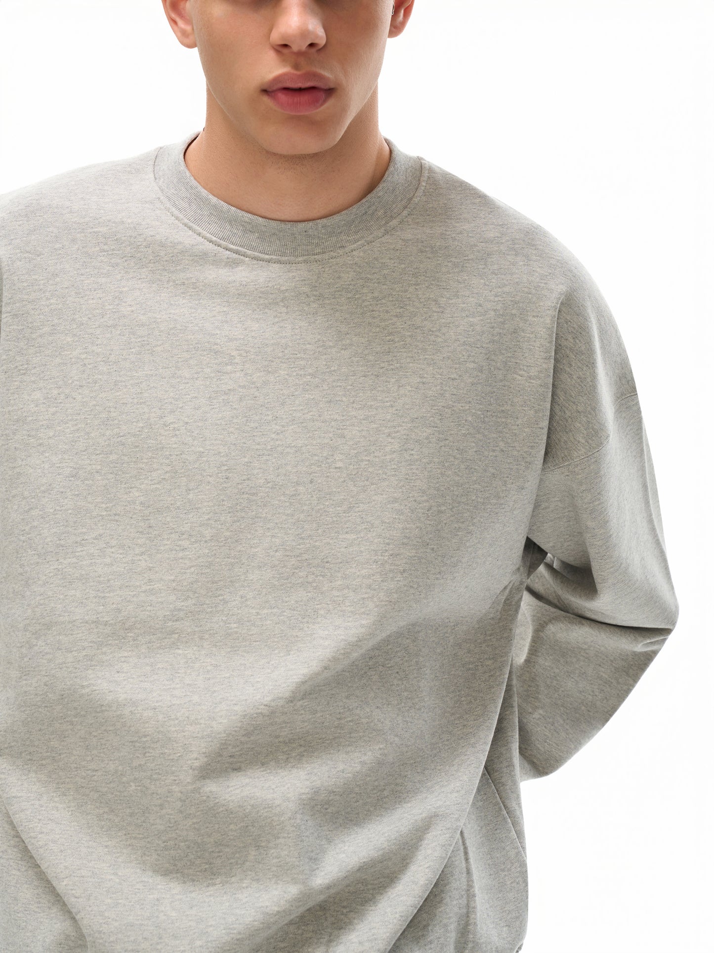 Sweatshirt,Daily Casual,Pure Cotton,Long Sleeve,Regular Sleeve,Mid Waist,Round Neck,Autumn