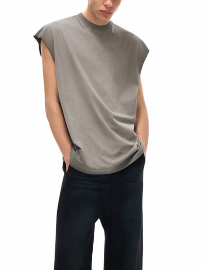 sleevless,tank top,street,washed